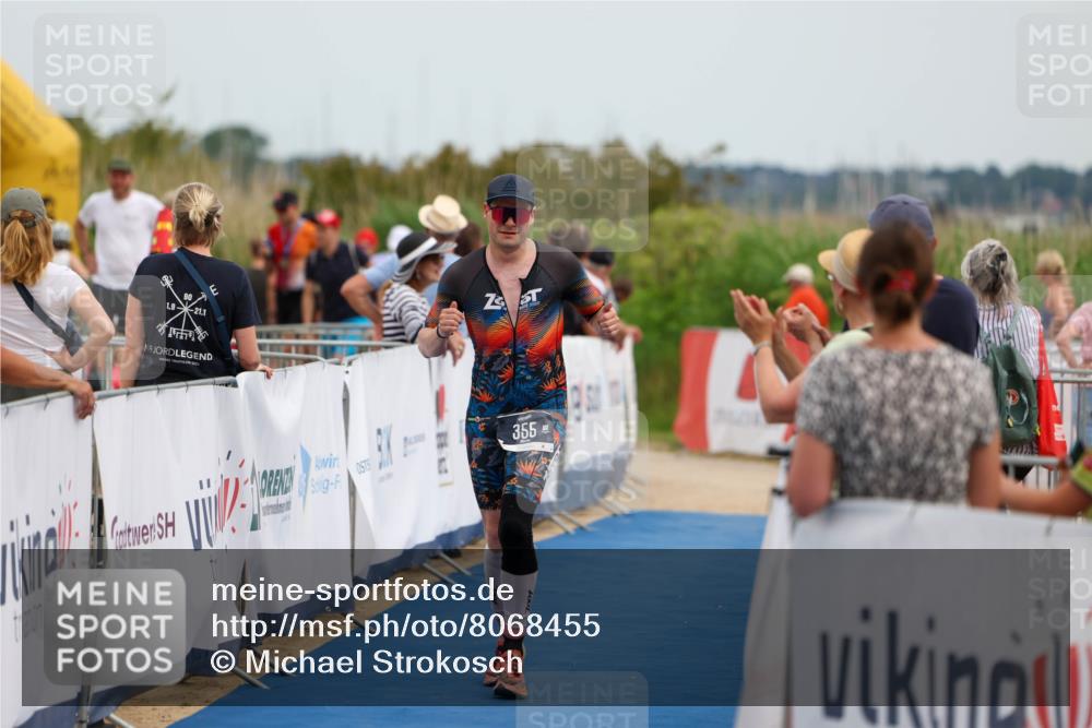 22.06.2025 - Viking Triathlon Michael Strokosch http://msf.ph/oto/8068455 22.06.2025 15:08:36 Ziel 355 meine-sportfotos.de