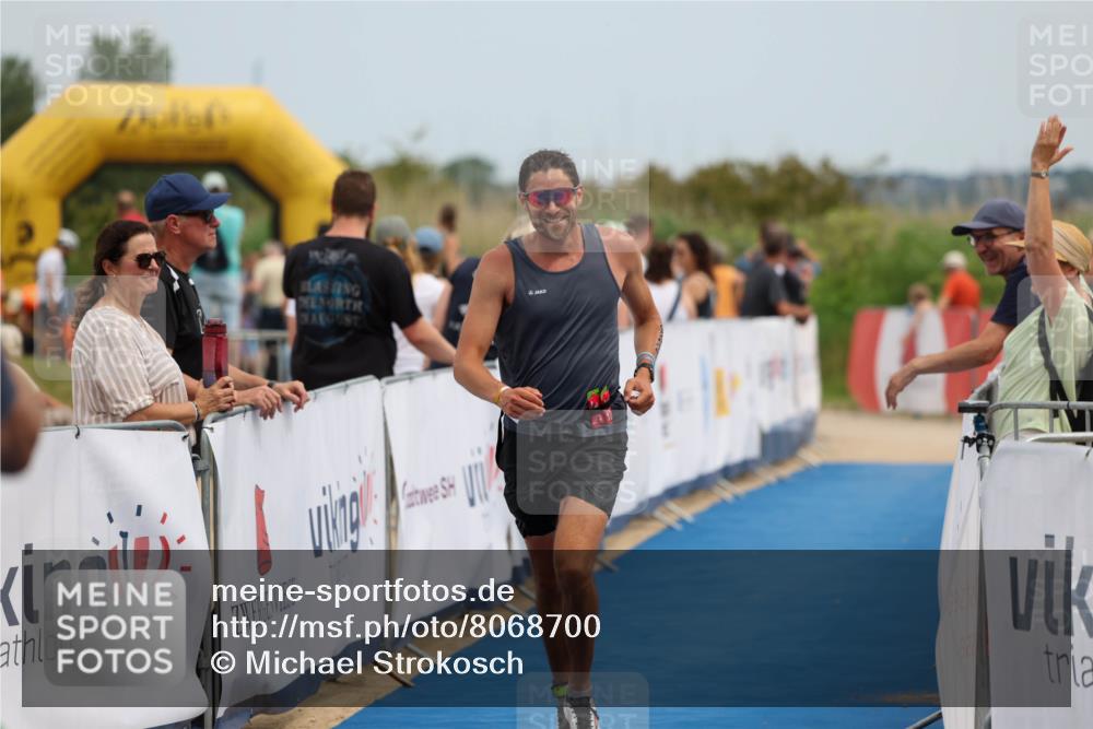 22.06.2025 - Viking Triathlon Michael Strokosch http://msf.ph/oto/8068700 22.06.2025 15:12:29 Ziel 643 meine-sportfotos.de