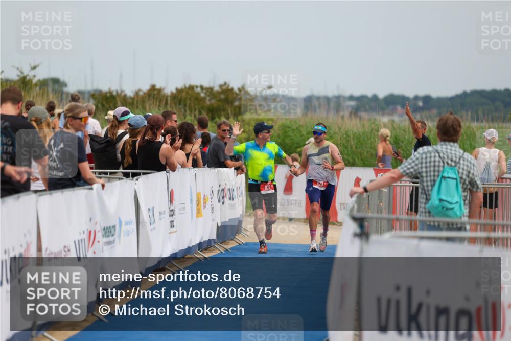 22.06.2025 - Viking Triathlon Michael Strokosch http://msf.ph/oto/8068754 22.06.2025 15:13:03 Ziel  meine-sportfotos.de