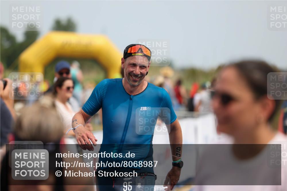 22.06.2025 - Viking Triathlon Michael Strokosch http://msf.ph/oto/8068987 22.06.2025 15:13:49 Ziel 95, 602 meine-sportfotos.de