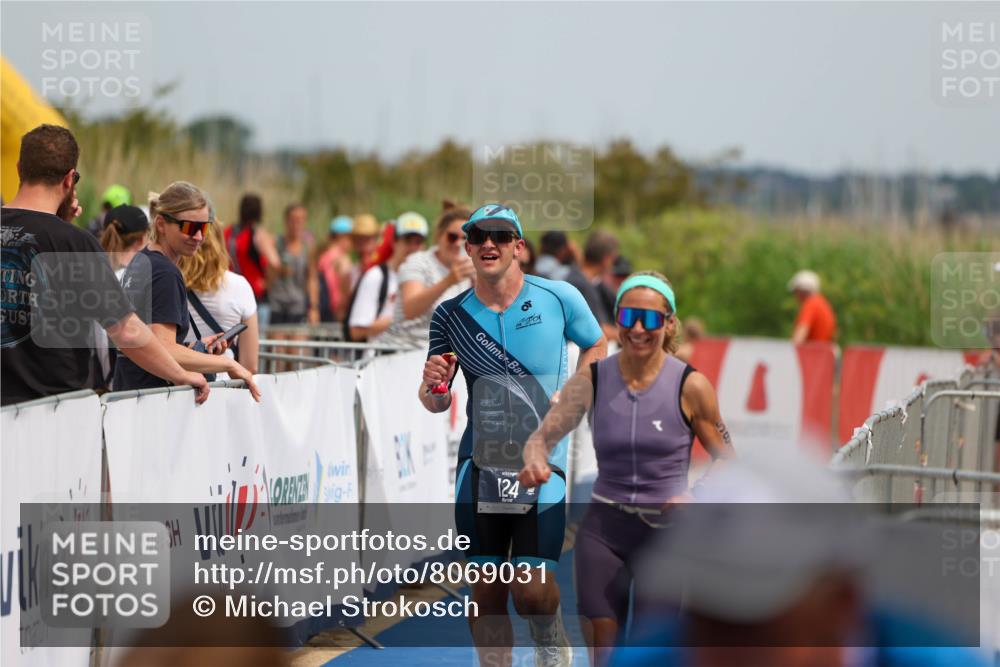 22.06.2025 - Viking Triathlon Michael Strokosch http://msf.ph/oto/8069031 22.06.2025 15:14:19 Ziel 58, 124 meine-sportfotos.de