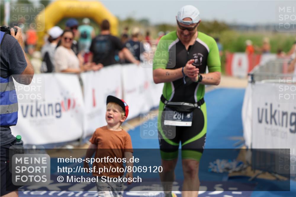 22.06.2025 - Viking Triathlon Michael Strokosch http://msf.ph/oto/8069120 22.06.2025 15:14:34 Ziel 281 meine-sportfotos.de
