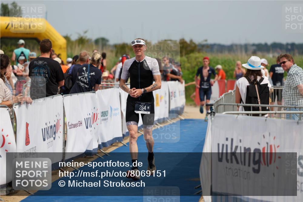 22.06.2025 - Viking Triathlon Michael Strokosch http://msf.ph/oto/8069151 22.06.2025 15:14:54 Ziel 264 meine-sportfotos.de