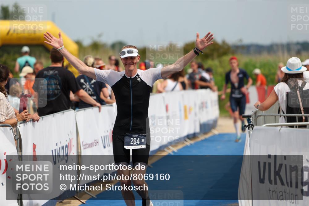 22.06.2025 - Viking Triathlon Michael Strokosch http://msf.ph/oto/8069160 22.06.2025 15:14:55 Ziel 264, 377 meine-sportfotos.de