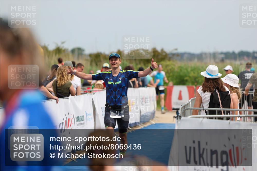 22.06.2025 - Viking Triathlon Michael Strokosch http://msf.ph/oto/8069436 22.06.2025 15:16:50 Ziel 41 meine-sportfotos.de