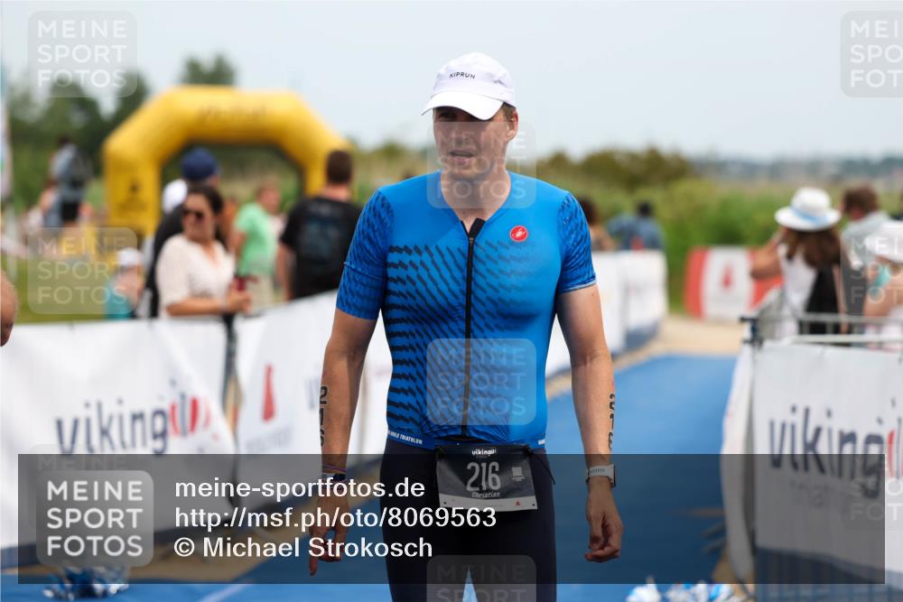 22.06.2025 - Viking Triathlon Michael Strokosch http://msf.ph/oto/8069563 22.06.2025 15:17:37 Ziel 216 meine-sportfotos.de