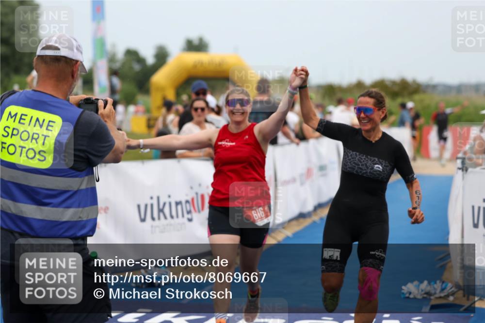 22.06.2025 - Viking Triathlon Michael Strokosch http://msf.ph/oto/8069667 22.06.2025 15:18:11 Ziel 616 meine-sportfotos.de