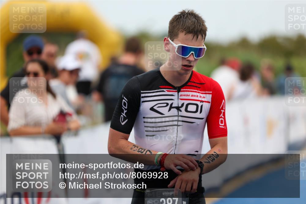 22.06.2025 - Viking Triathlon Michael Strokosch http://msf.ph/oto/8069928 22.06.2025 15:19:41 Ziel 21, 387 meine-sportfotos.de
