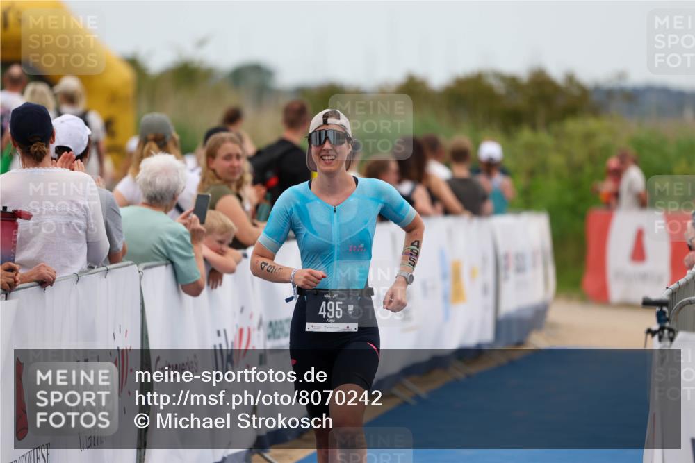 22.06.2025 - Viking Triathlon Michael Strokosch http://msf.ph/oto/8070242 22.06.2025 15:24:19 Ziel 495 meine-sportfotos.de