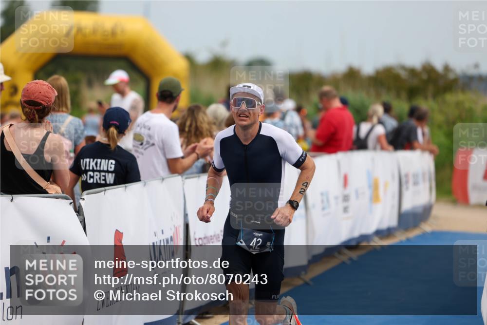 22.06.2025 - Viking Triathlon Michael Strokosch http://msf.ph/oto/8070243 22.06.2025 14:53:18 Ziel 42 meine-sportfotos.de