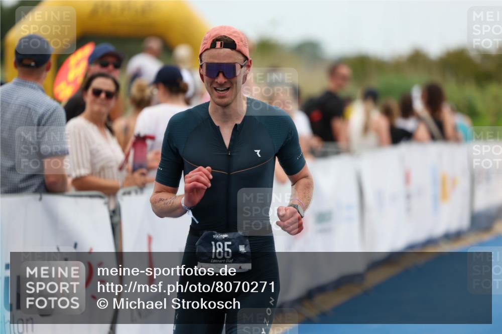 22.06.2025 - Viking Triathlon Michael Strokosch http://msf.ph/oto/8070271 22.06.2025 15:24:28 Ziel 185 meine-sportfotos.de