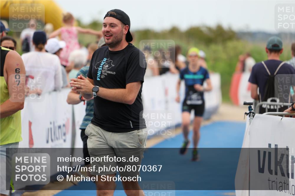 22.06.2025 - Viking Triathlon Michael Strokosch http://msf.ph/oto/8070367 22.06.2025 15:24:47 Ziel 210, 607 meine-sportfotos.de