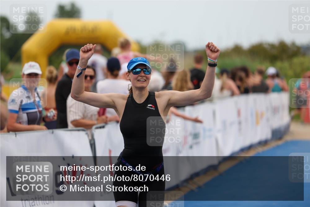 22.06.2025 - Viking Triathlon Michael Strokosch http://msf.ph/oto/8070446 22.06.2025 15:24:58 Ziel 200 meine-sportfotos.de