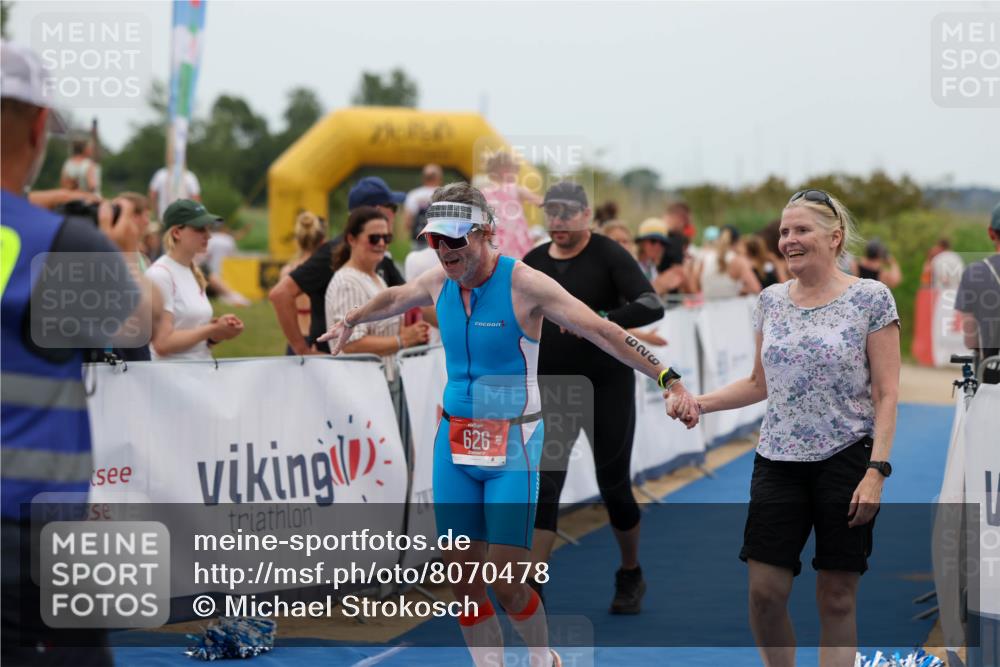 22.06.2025 - Viking Triathlon Michael Strokosch http://msf.ph/oto/8070478 22.06.2025 15:25:17 Ziel 626 meine-sportfotos.de