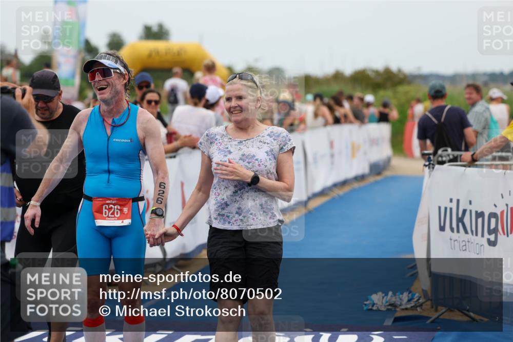 22.06.2025 - Viking Triathlon Michael Strokosch http://msf.ph/oto/8070502 22.06.2025 15:25:19 Ziel 626 meine-sportfotos.de