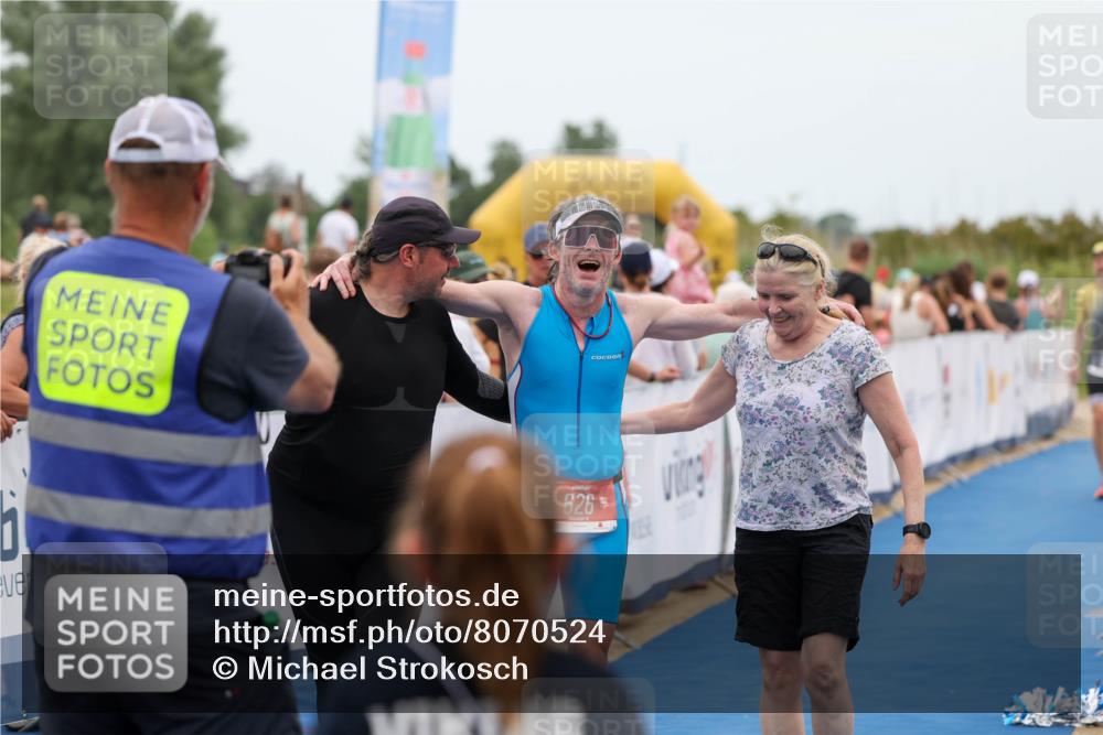 22.06.2025 - Viking Triathlon Michael Strokosch http://msf.ph/oto/8070524 22.06.2025 15:25:22 Ziel 91, 626 meine-sportfotos.de