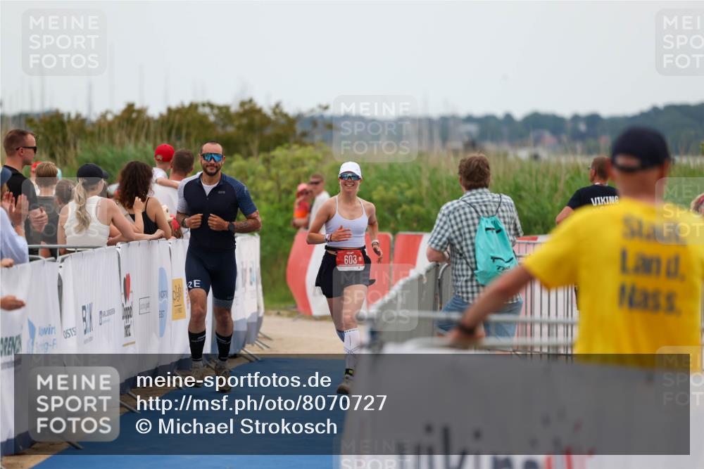 22.06.2025 - Viking Triathlon Michael Strokosch http://msf.ph/oto/8070727 22.06.2025 15:26:55 Ziel 603 meine-sportfotos.de