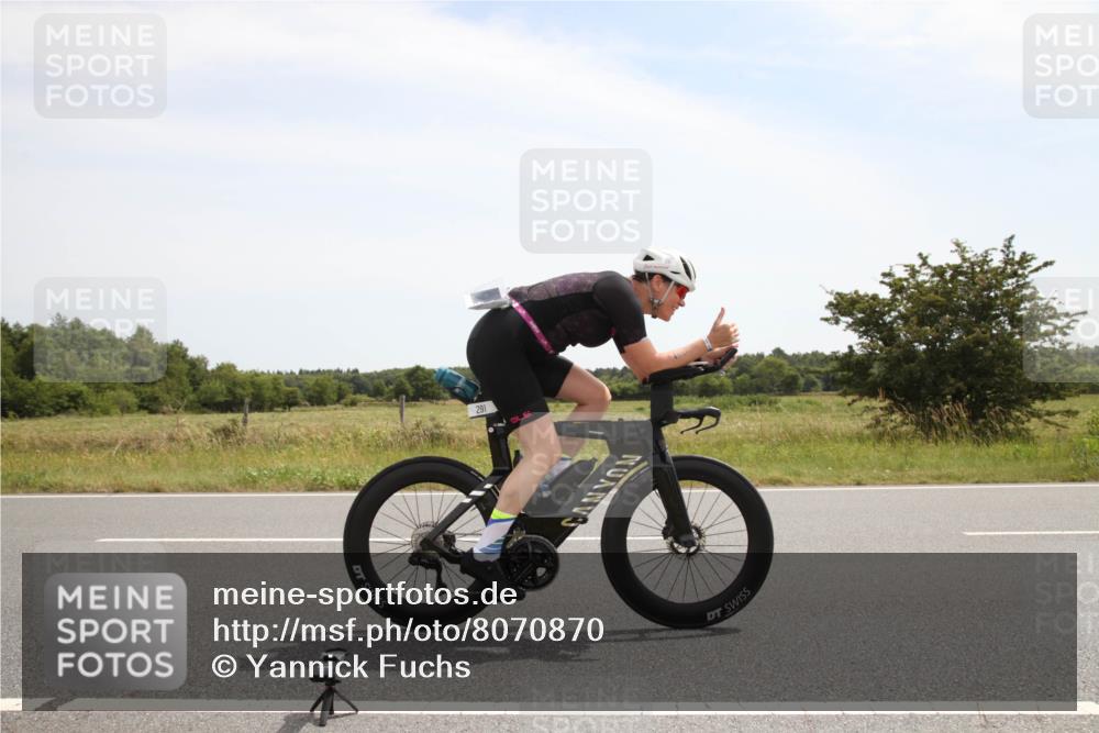 22.06.2025 - Viking Triathlon Yannick Fuchs http://msf.ph/oto/8070870 22.06.2025 12:21:13 Radfahren 291, 621 meine-sportfotos.de