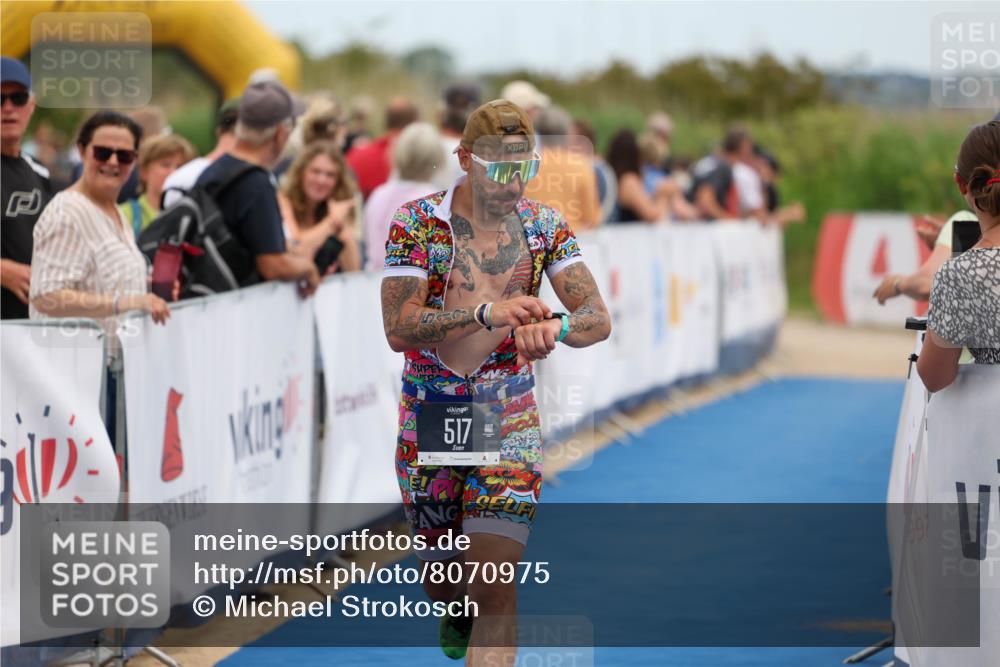 22.06.2025 - Viking Triathlon Michael Strokosch http://msf.ph/oto/8070975 22.06.2025 15:00:06 Ziel 517 meine-sportfotos.de