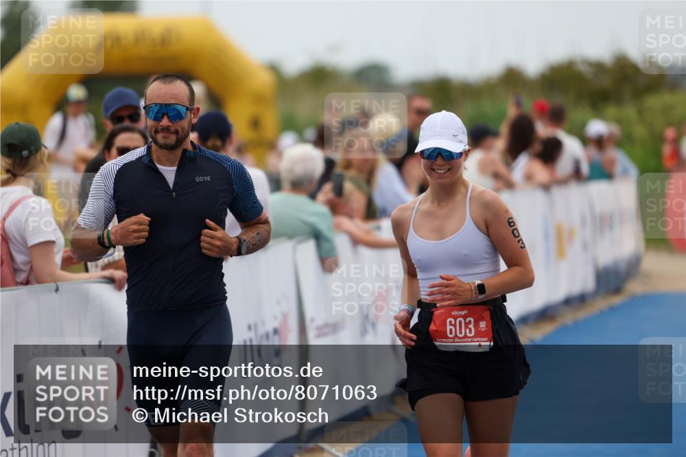 22.06.2025 - Viking Triathlon Michael Strokosch http://msf.ph/oto/8071063 22.06.2025 15:26:59 Ziel 603 meine-sportfotos.de