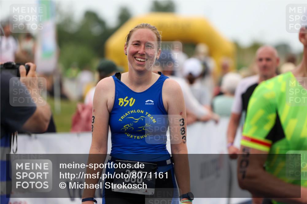 22.06.2025 - Viking Triathlon Michael Strokosch http://msf.ph/oto/8071161 22.06.2025 15:27:25 Ziel 110, 383, 507 meine-sportfotos.de