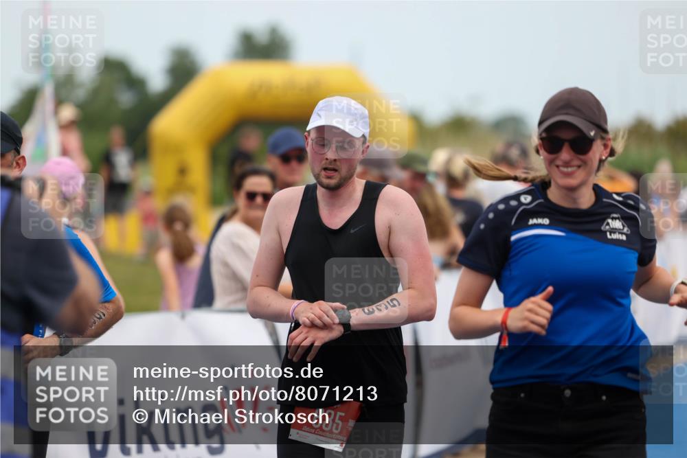 22.06.2025 - Viking Triathlon Michael Strokosch http://msf.ph/oto/8071213 22.06.2025 15:01:30 Ziel 635 meine-sportfotos.de