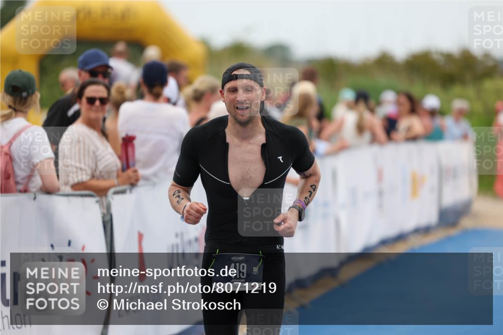 22.06.2025 - Viking Triathlon Michael Strokosch http://msf.ph/oto/8071219 22.06.2025 15:27:48 Ziel 419 meine-sportfotos.de