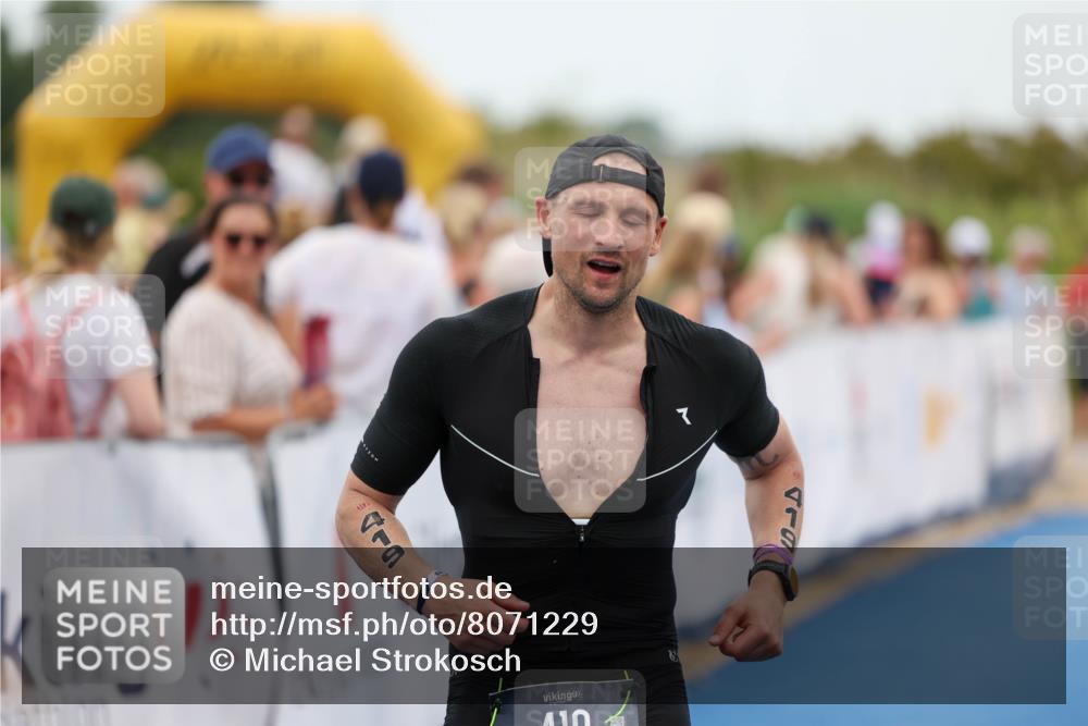 22.06.2025 - Viking Triathlon Michael Strokosch http://msf.ph/oto/8071229 22.06.2025 15:27:49 Ziel 419 meine-sportfotos.de
