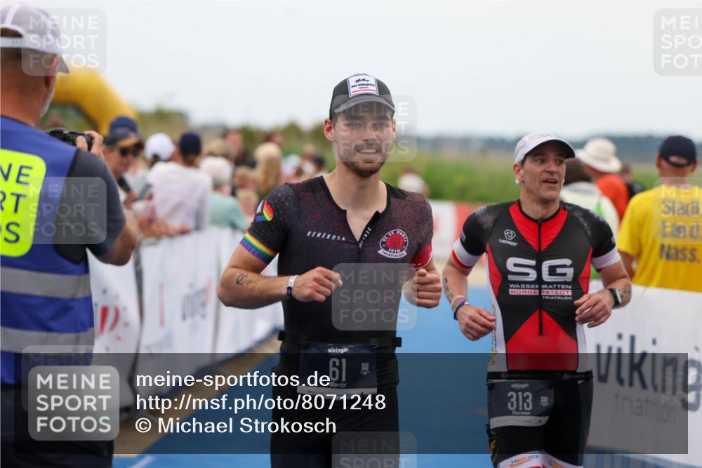 22.06.2025 - Viking Triathlon Michael Strokosch http://msf.ph/oto/8071248 22.06.2025 15:28:06 Ziel 61, 313 meine-sportfotos.de