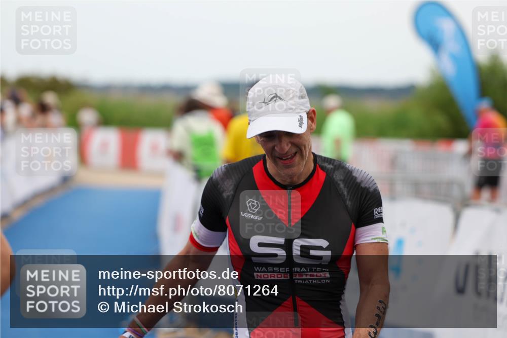 22.06.2025 - Viking Triathlon Michael Strokosch http://msf.ph/oto/8071264 22.06.2025 15:28:08 Ziel 61, 313 meine-sportfotos.de