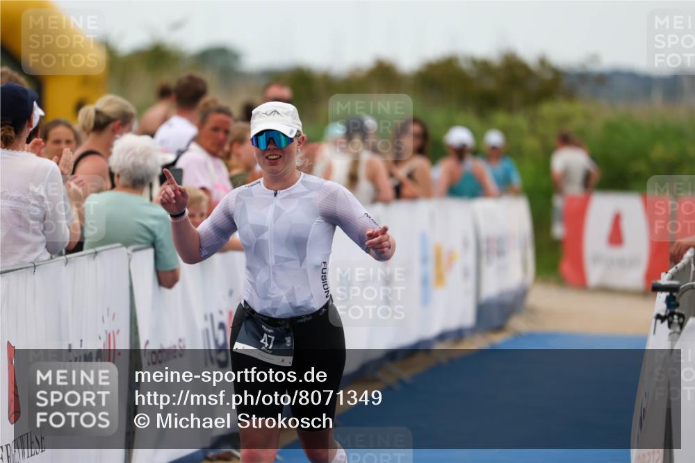 22.06.2025 - Viking Triathlon Michael Strokosch http://msf.ph/oto/8071349 22.06.2025 15:28:57 Ziel 47 meine-sportfotos.de