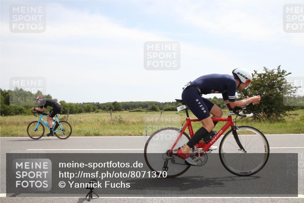 22.06.2025 - Viking Triathlon Yannick Fuchs http://msf.ph/oto/8071370 22.06.2025 12:26:14 Radfahren 304, 544 meine-sportfotos.de