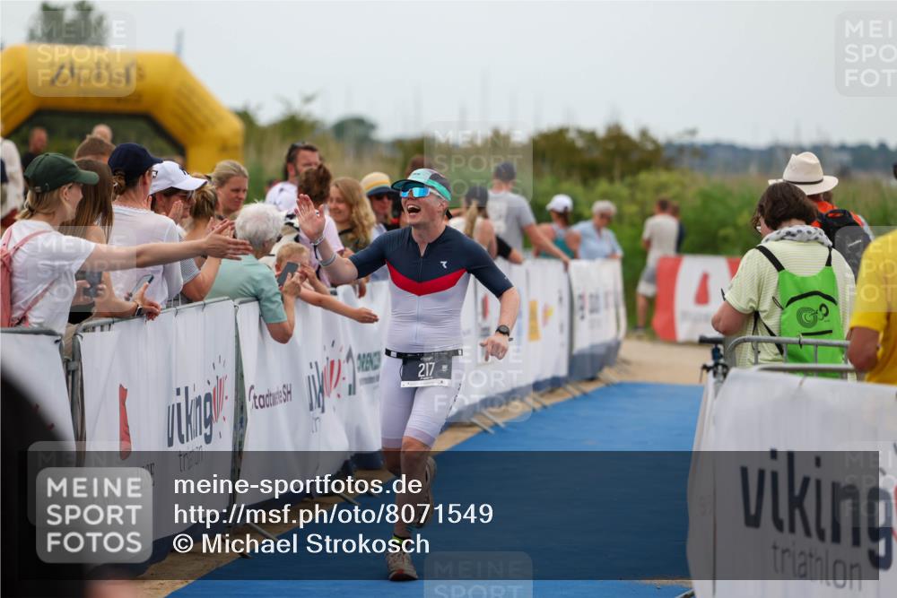 22.06.2025 - Viking Triathlon Michael Strokosch http://msf.ph/oto/8071549 22.06.2025 15:30:13 Ziel 217 meine-sportfotos.de