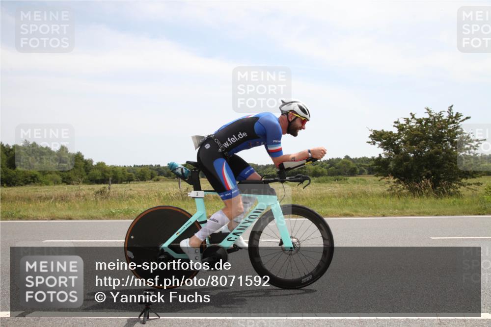 22.06.2025 - Viking Triathlon Yannick Fuchs http://msf.ph/oto/8071592 22.06.2025 12:28:43 Radfahren 3, 164 meine-sportfotos.de