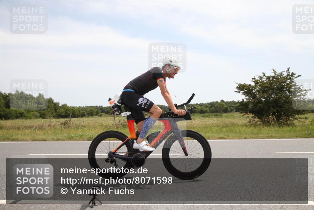 22.06.2025 - Viking Triathlon Yannick Fuchs http://msf.ph/oto/8071598 22.06.2025 12:28:51 Radfahren 167, 334, 483 meine-sportfotos.de