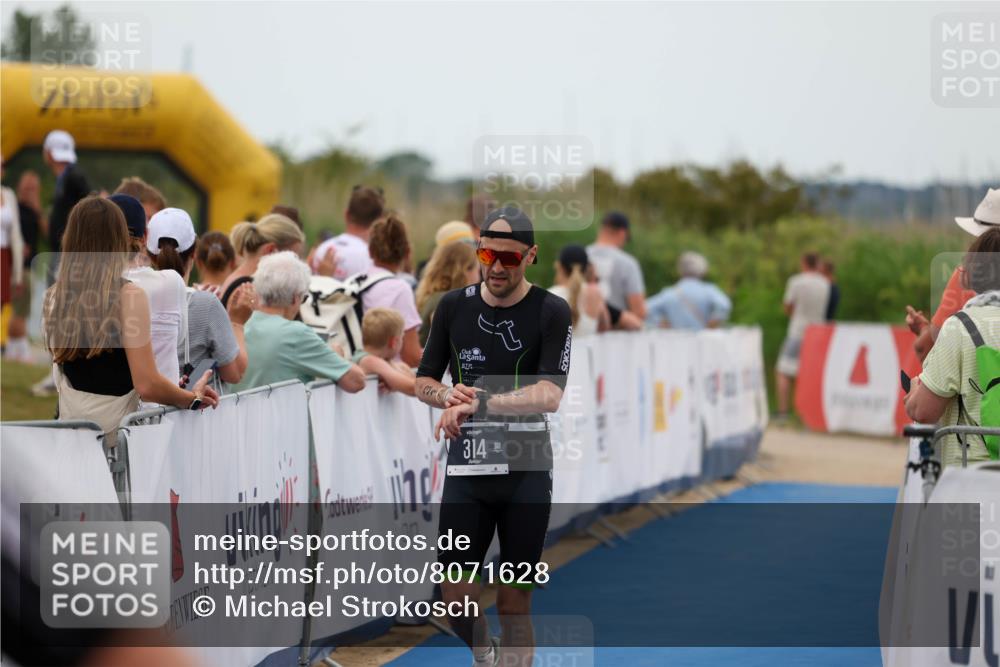 22.06.2025 - Viking Triathlon Michael Strokosch http://msf.ph/oto/8071628 22.06.2025 15:30:34 Ziel 314 meine-sportfotos.de
