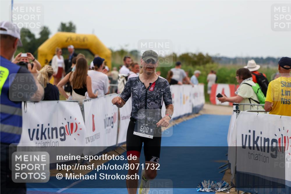 22.06.2025 - Viking Triathlon Michael Strokosch http://msf.ph/oto/8071732 22.06.2025 15:31:21 Ziel 500 meine-sportfotos.de