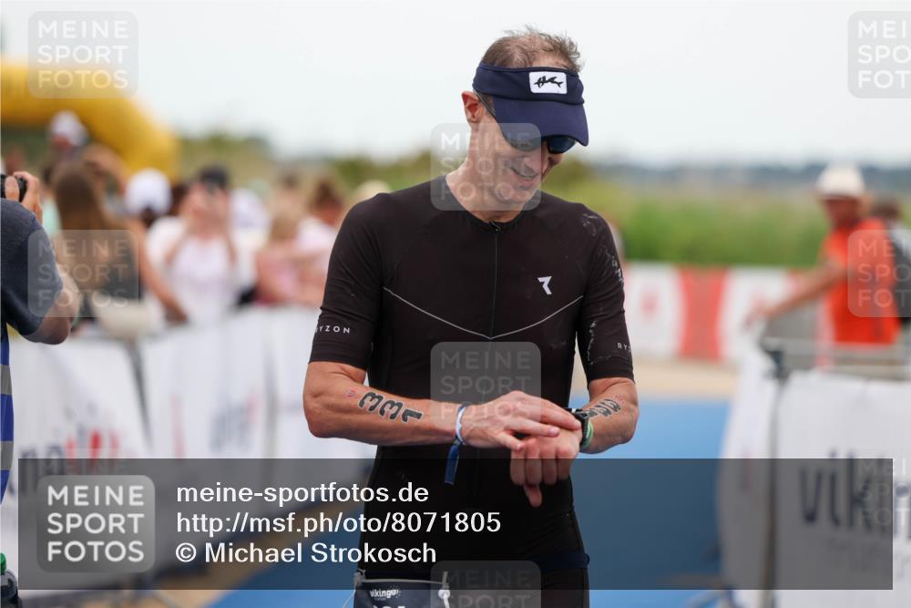 22.06.2025 - Viking Triathlon Michael Strokosch http://msf.ph/oto/8071805 22.06.2025 15:32:02 Ziel 331 meine-sportfotos.de