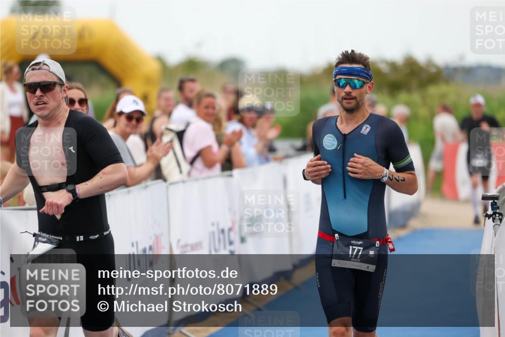22.06.2025 - Viking Triathlon Michael Strokosch http://msf.ph/oto/8071889 22.06.2025 15:32:27 Ziel 177, 297, 442 meine-sportfotos.de