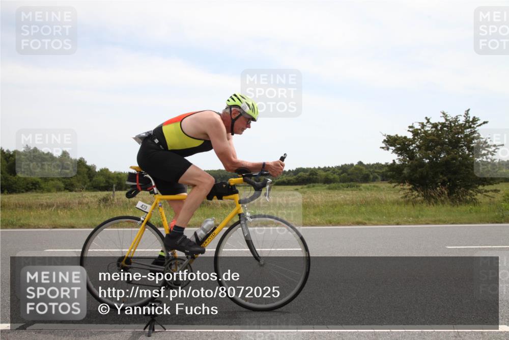 22.06.2025 - Viking Triathlon Yannick Fuchs http://msf.ph/oto/8072025 22.06.2025 12:31:51 Radfahren 107, 314, 333, 423 meine-sportfotos.de