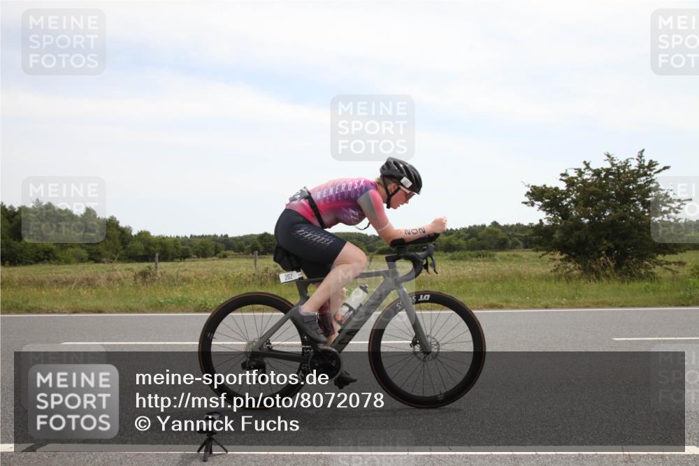 22.06.2025 - Viking Triathlon Yannick Fuchs http://msf.ph/oto/8072078 22.06.2025 12:32:26 Radfahren 202, 310, 618 meine-sportfotos.de