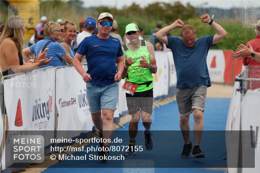 22.06.2025 - Viking Triathlon Michael Strokosch http://msf.ph/oto/8072155 22.06.2025 15:48:02 Ziel 618 meine-sportfotos.de