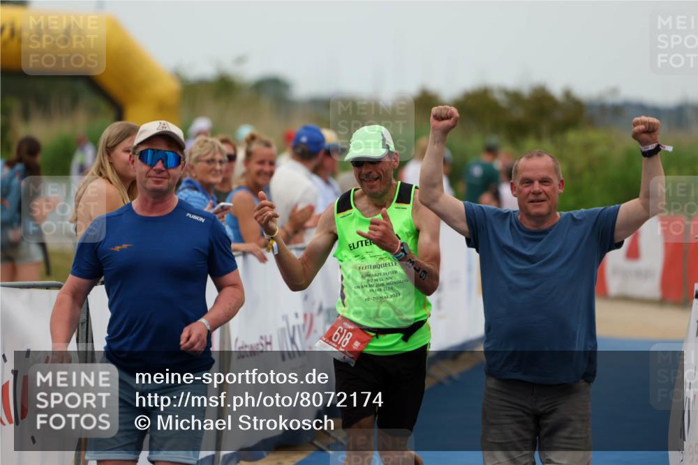 22.06.2025 - Viking Triathlon Michael Strokosch http://msf.ph/oto/8072174 22.06.2025 15:48:03 Ziel 618 meine-sportfotos.de