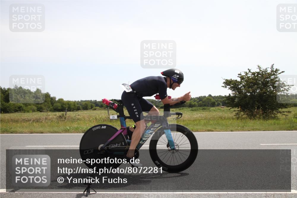 22.06.2025 - Viking Triathlon Yannick Fuchs http://msf.ph/oto/8072281 22.06.2025 11:56:12 Radfahren 125, 379, 555 meine-sportfotos.de