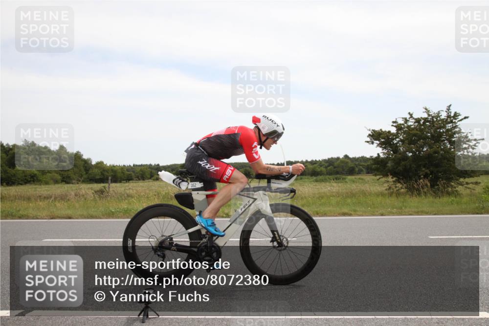 22.06.2025 - Viking Triathlon Yannick Fuchs http://msf.ph/oto/8072380 22.06.2025 12:35:09 Radfahren 352, 416 meine-sportfotos.de