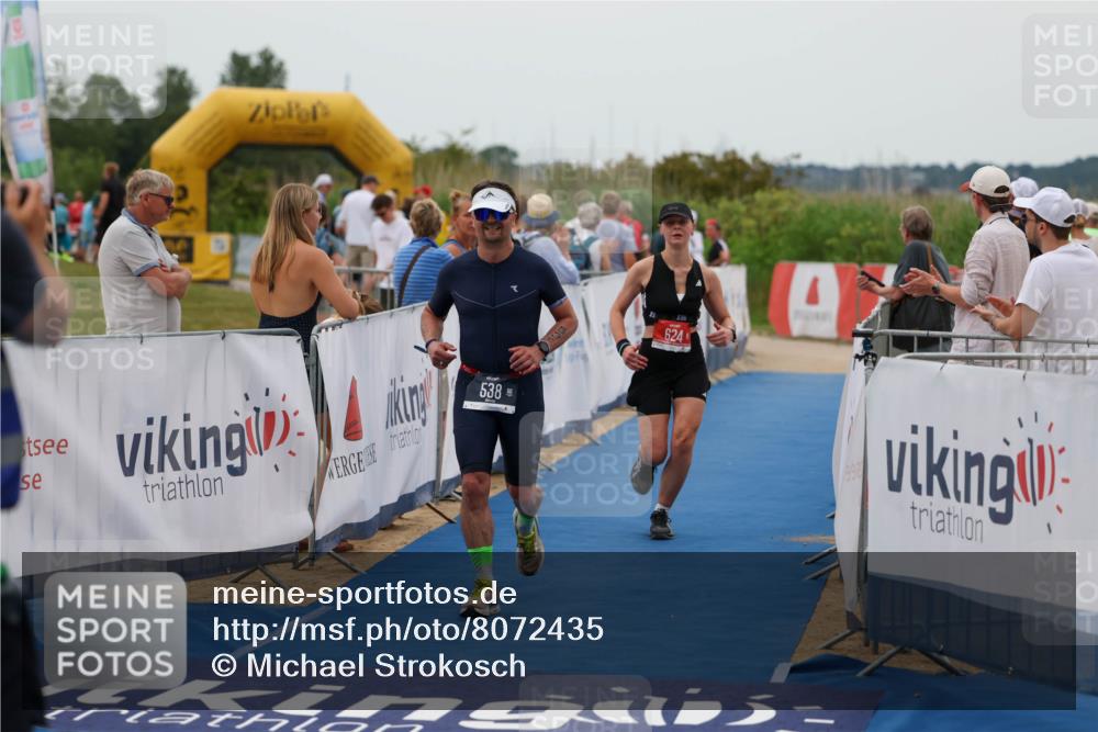22.06.2025 - Viking Triathlon Michael Strokosch http://msf.ph/oto/8072435 22.06.2025 15:52:03 Ziel 538, 624 meine-sportfotos.de