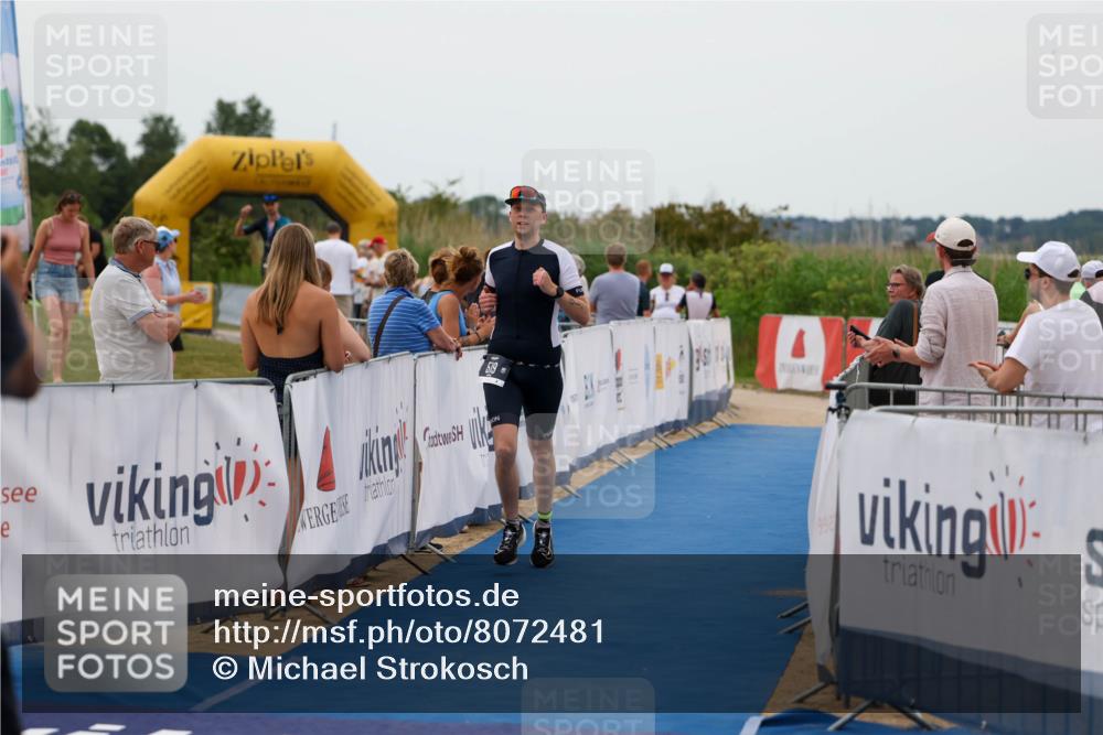 22.06.2025 - Viking Triathlon Michael Strokosch http://msf.ph/oto/8072481 22.06.2025 15:52:28 Ziel 519 meine-sportfotos.de