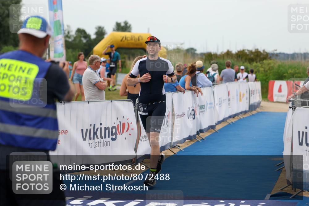 22.06.2025 - Viking Triathlon Michael Strokosch http://msf.ph/oto/8072488 22.06.2025 15:52:29 Ziel 519 meine-sportfotos.de
