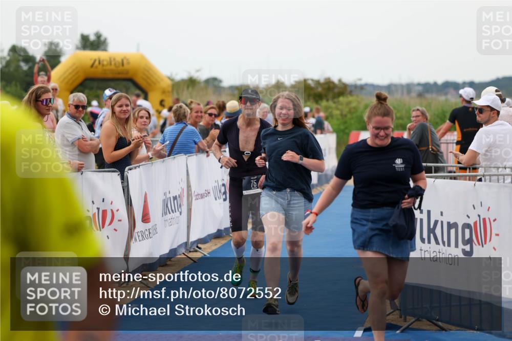 22.06.2025 - Viking Triathlon Michael Strokosch http://msf.ph/oto/8072552 22.06.2025 15:53:41 Ziel 75, 637 meine-sportfotos.de