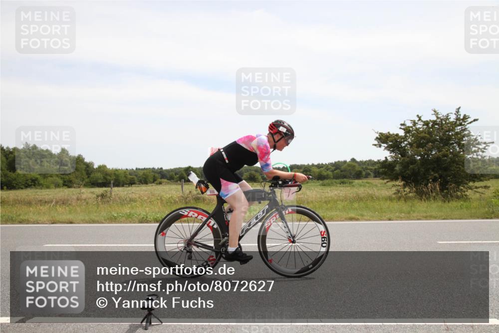22.06.2025 - Viking Triathlon Yannick Fuchs http://msf.ph/oto/8072627 22.06.2025 12:37:50 Radfahren 538, 605 meine-sportfotos.de